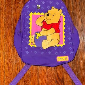 Vintage 90s Kid’s Purple Winnie the Pooh Backpack